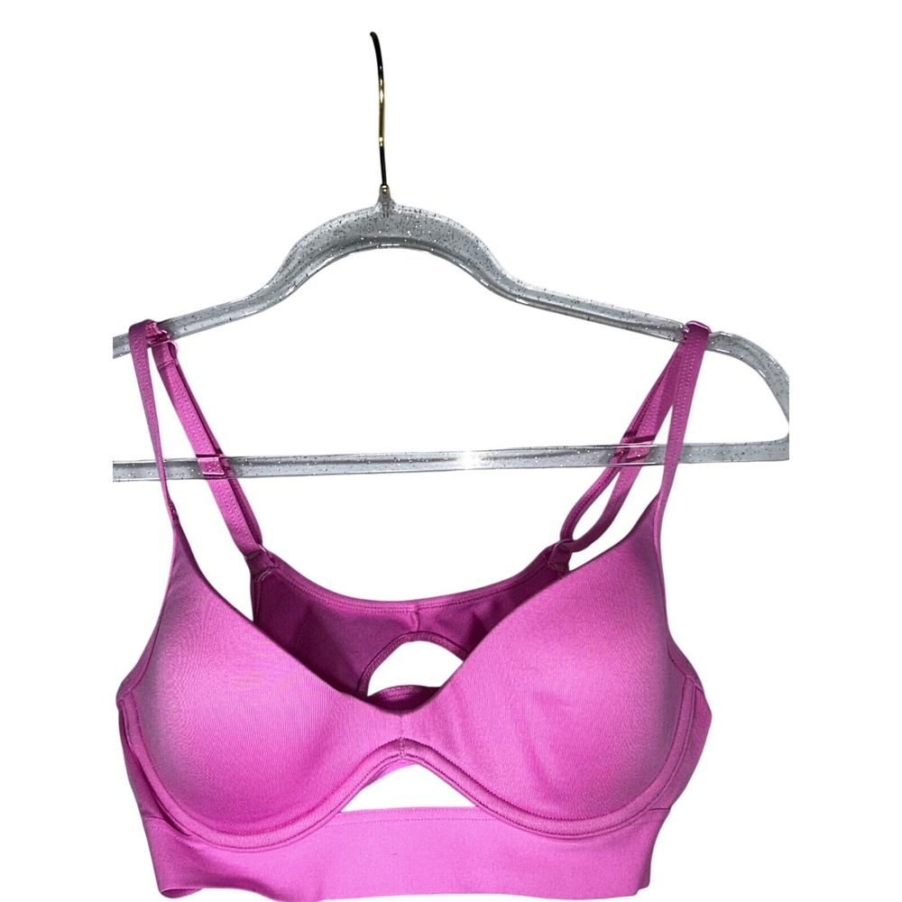Victoria's Secret‎ Sport Bra Pink Underwired Padded Activewear Workout Small